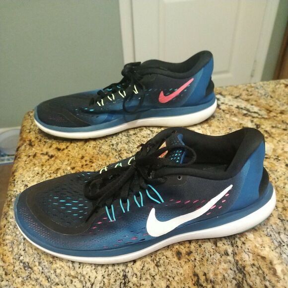 Nike Women Shoe Flex 2017 Run Size 8.5M Athletic Running Sneaker Pre Owned - Picture 4 of 12